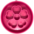 Flower eBowl Deep Slow Feeder Dog Bowl for Enrichment | USA Made